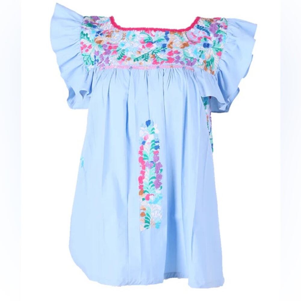 Mi Golondrina Soledad Ruffled Top